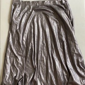 Silver Maxi Skirt